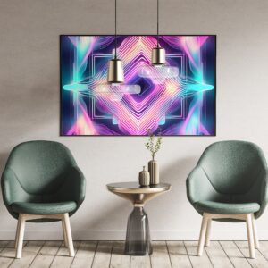 Digital neon art