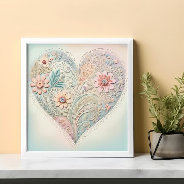 Folk Art Heart Design