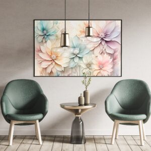 Floral art canvas prints