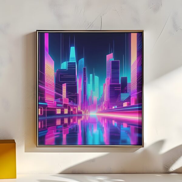 Neon lights digital art