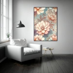 Antique floral art