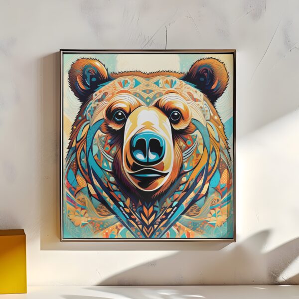 Vibrant Bear Art