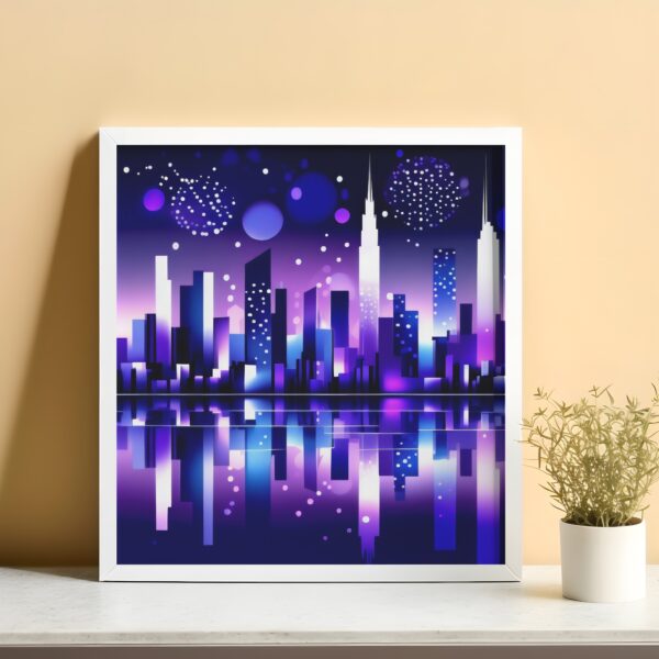 Digital Skyline Art