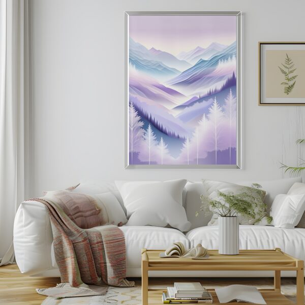 Modern Mountain Landscape