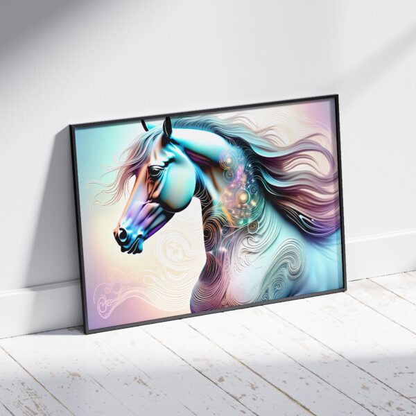 Digital art horse