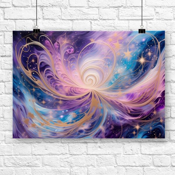 Galactic Abstract Print