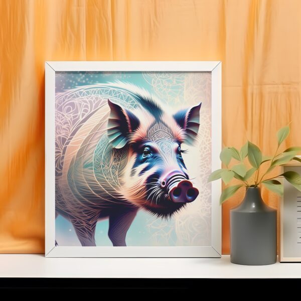 Zoo Pig Art