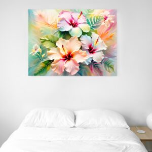 Hawaii flowers art