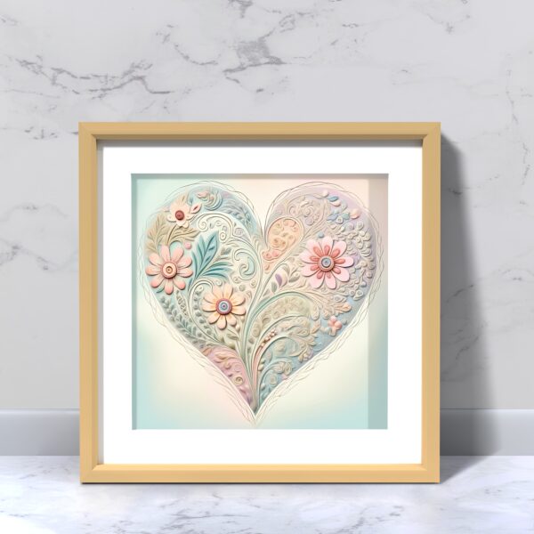 Handcrafted Heart Art