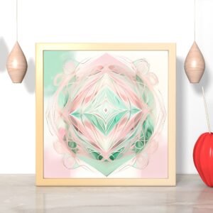 Abstract diamond art